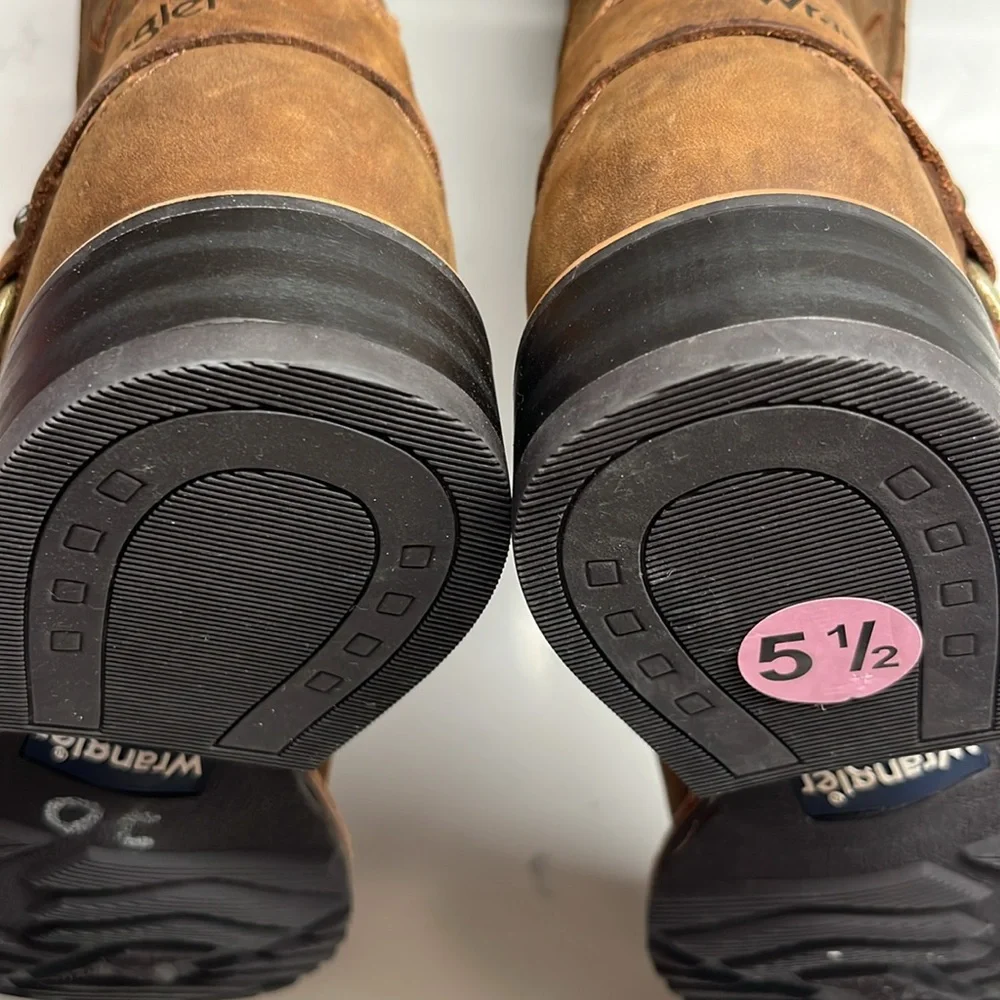 Wrangler Women's Size 5.5 B in Bronc Western Pull‎ On Boots w Calf Slits - NWOT - Picture 11 of 11